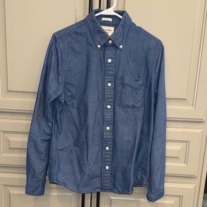 Abercrombie & Fitch Blue Casual Button-Down Shirt